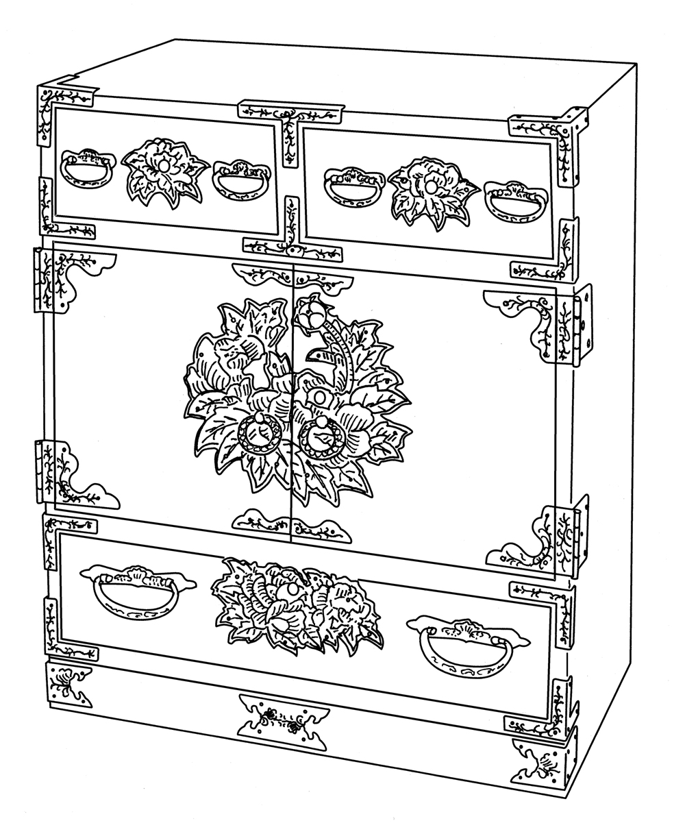 Diagram of Chest of Drawers